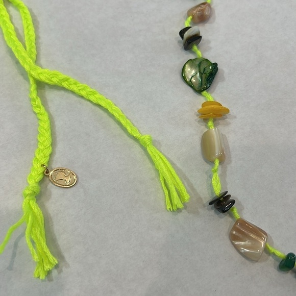 Free People x Ariana Ost bohemian at the market western stone necklace new w tag - Picture 2 of 7